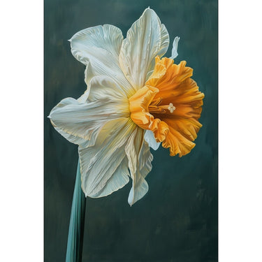 Narcissus Flower Canvas